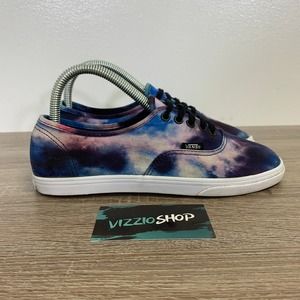 Vans - Authentic Low Galaxy Navy Blue Purple Sneakers - Women's 6.5 - TC9R